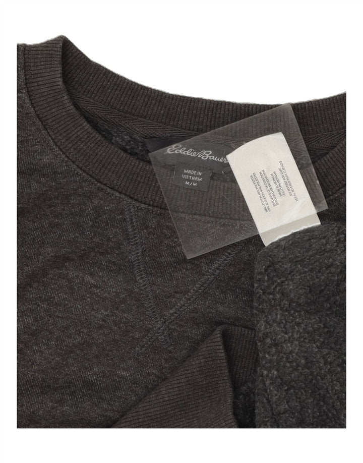 EDDIE BAUER Mens Sweatshirt Jumper Medium Grey Cotton Vintage Eddie Bauer and Second-Hand Eddie Bauer from Messina Hembry 