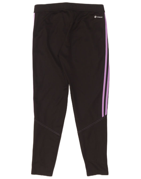 Calça de treino feminina Adidas UK 12/14 médio preto poliéster