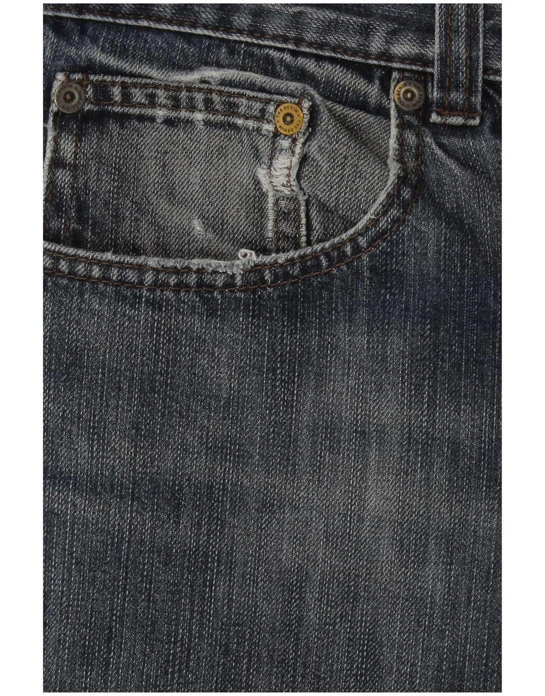 Calça jeans reta masculina C&A W37 L30 azul algodão