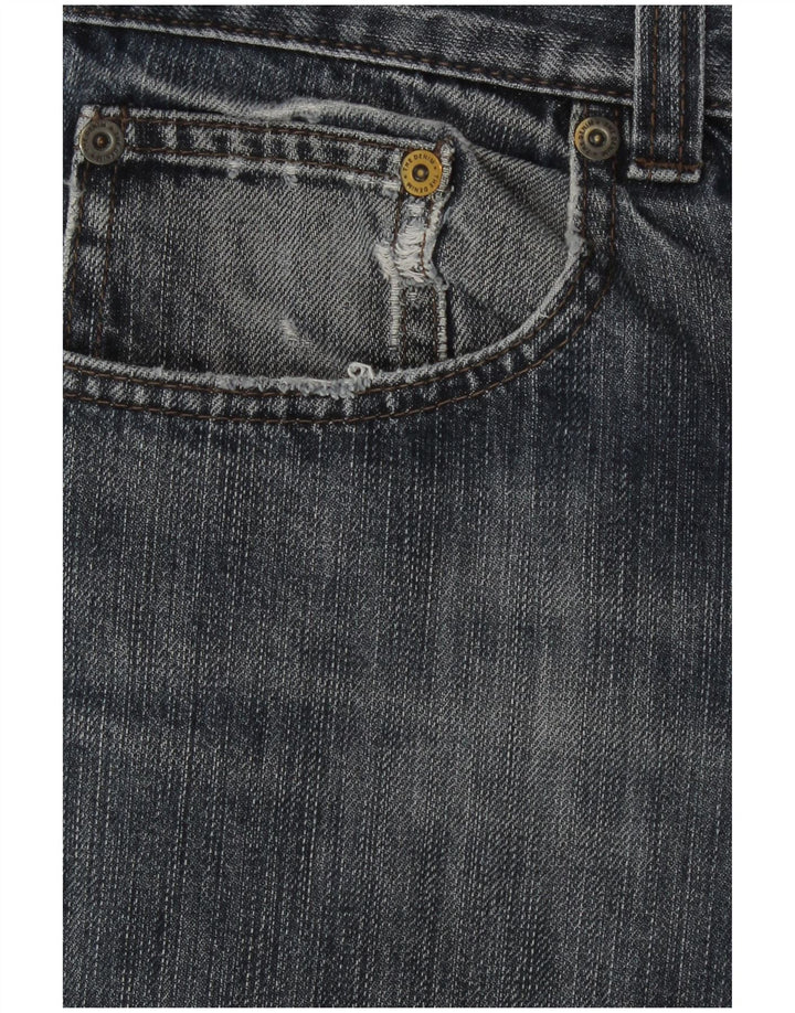Calça jeans reta masculina C&A W37 L30 azul algodão