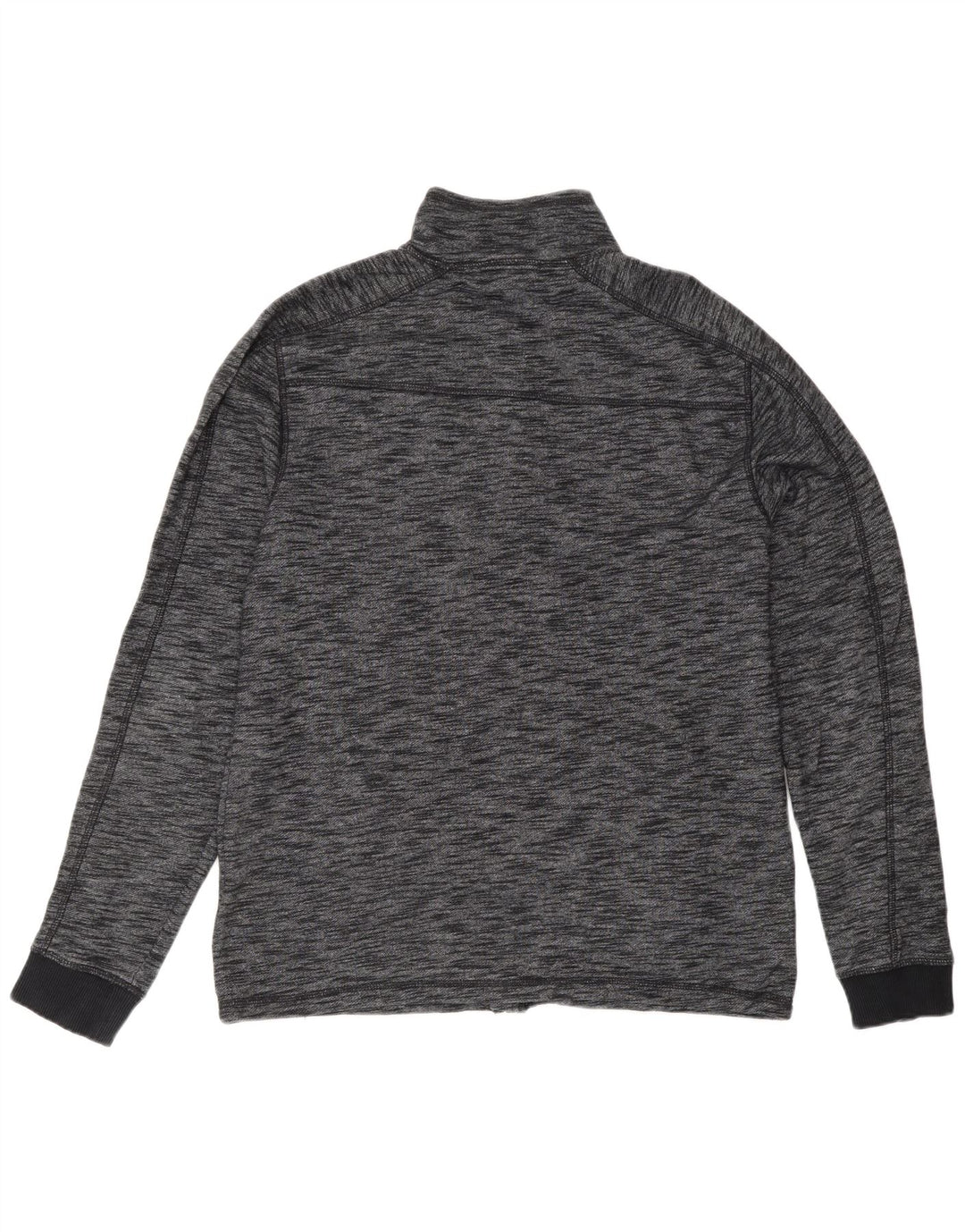 CALVIN KLEIN JEANS Jaqueta masculina de agasalho grande algodão manchado cinza