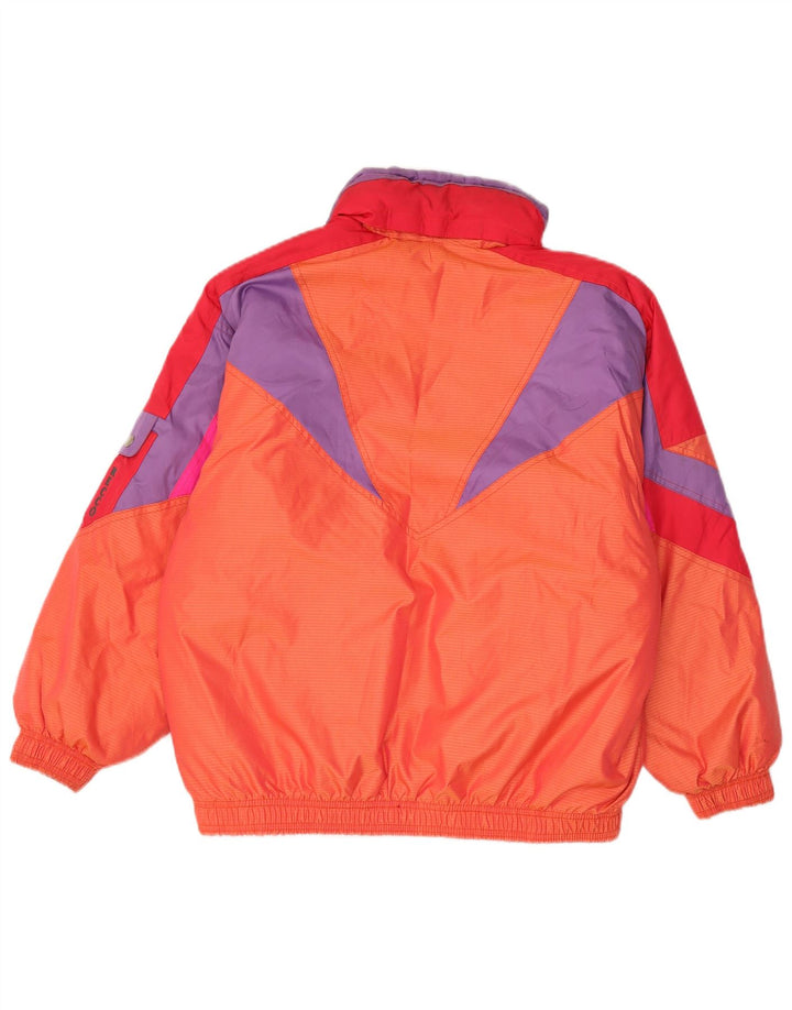 Jaqueta corta-vento feminina superdimensionada Dubin IT 42 Medium Orange Colourblock