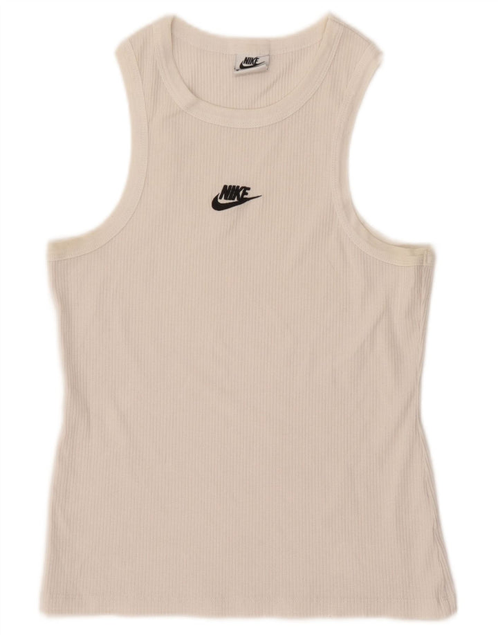 Colete feminino Nike UK 12 médio algodão branco