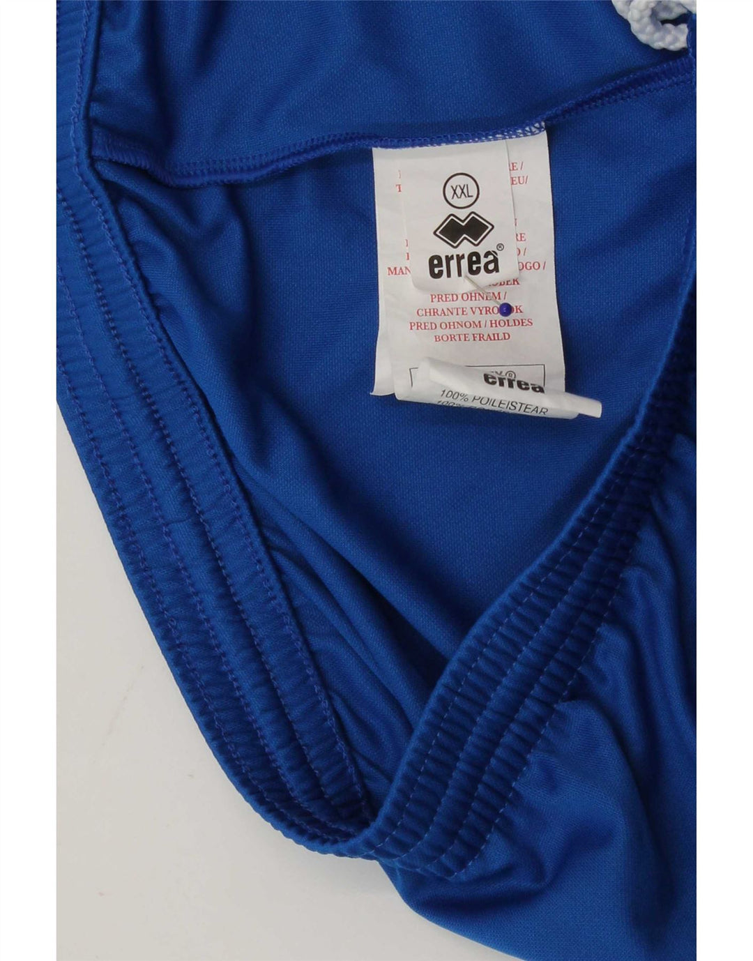 Shorts esportivos masculinos Errea 2XL poliéster azul