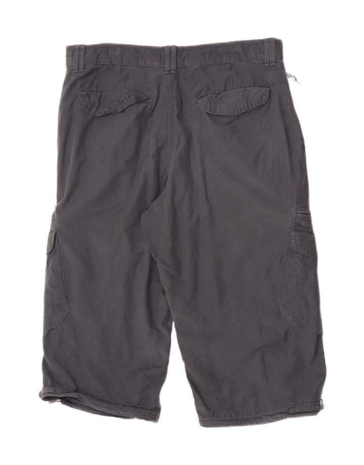 Bermuda masculina Marks & Spencer Blue Harbour Cargo W34 cinza grande