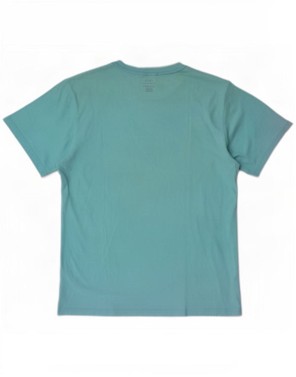 Camiseta Polo Ralph Lauren Meninos Graphic Top 15-16 Anos XL Azul Algodão