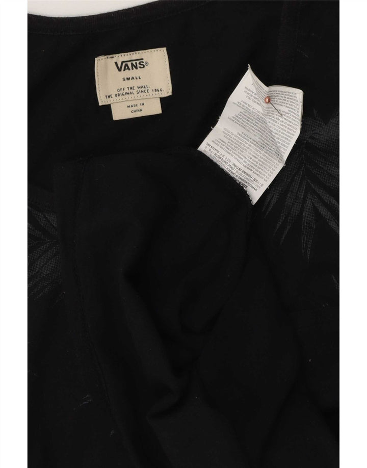 Vans Masculino Colete Top Pequeno Algodão Preto