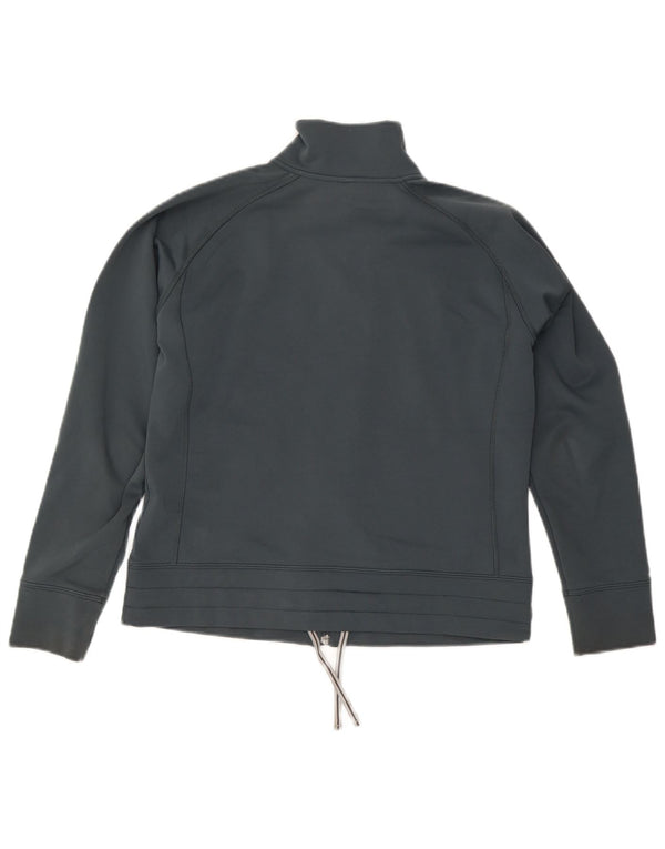 Rohan Womens Tracksuit Top Jacket UK 14 poliéster verde médio