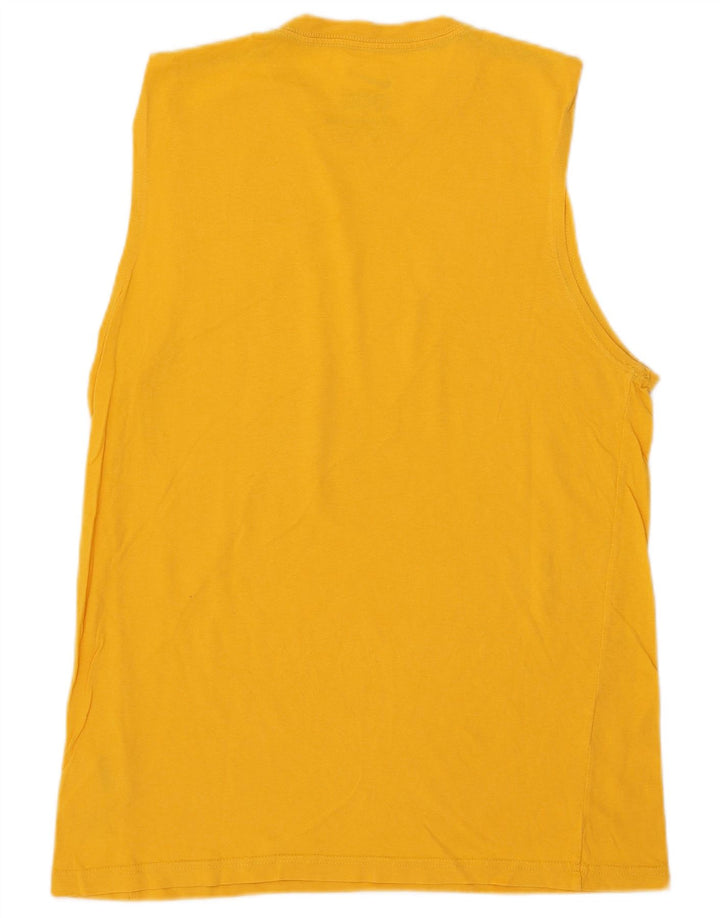 Colete Nike Masculino Regular Fit Top Médio Algodão Amarelo