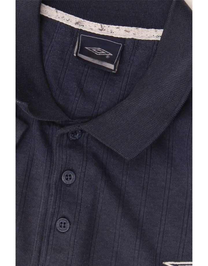 Camisa polo masculina UMBRO XL azul marinho