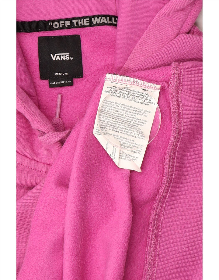 Vans Mens Hoodie Jumper Médio Algodão Rosa