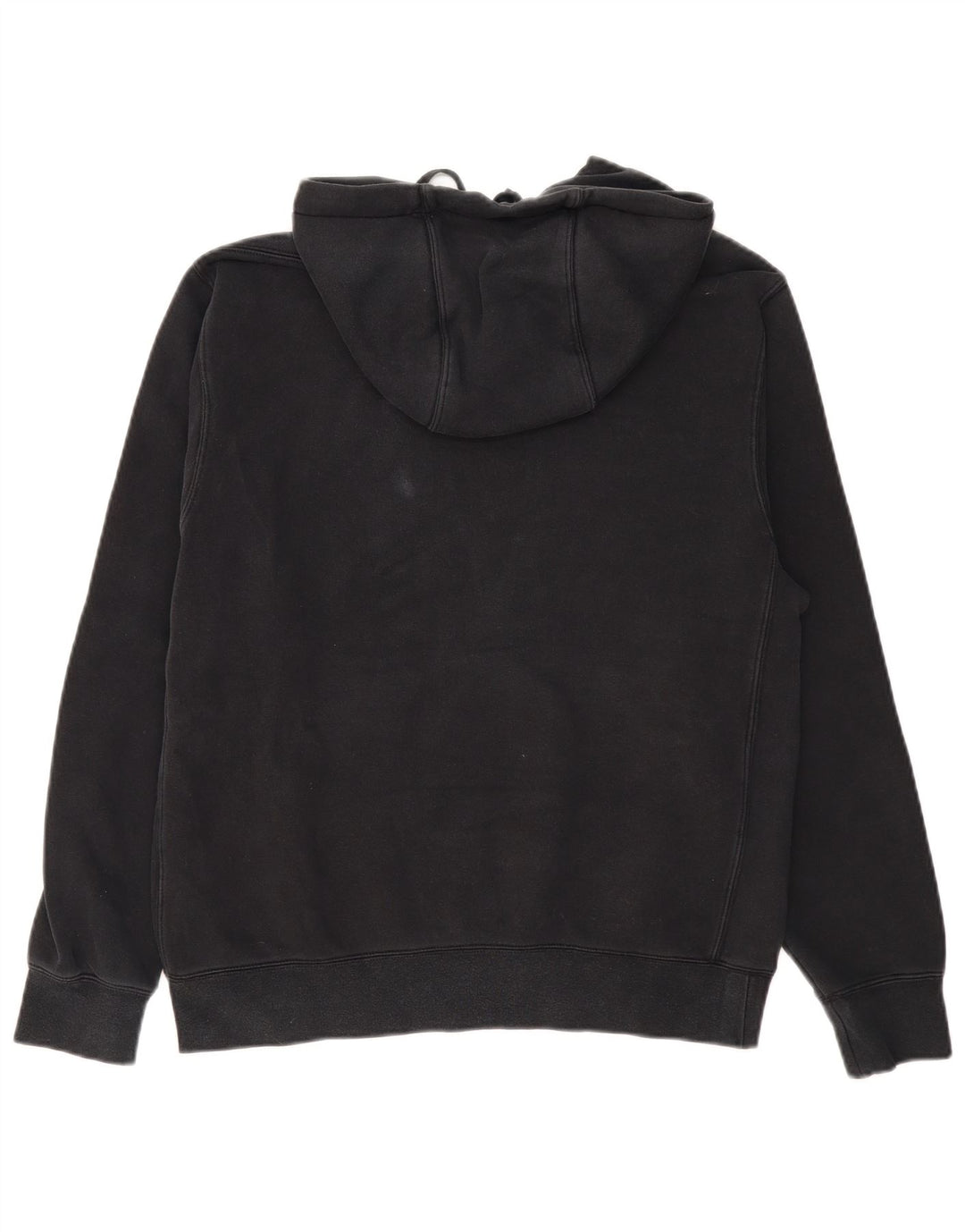 NIKE Mens Hoodie Jumper Médio Algodão Preto