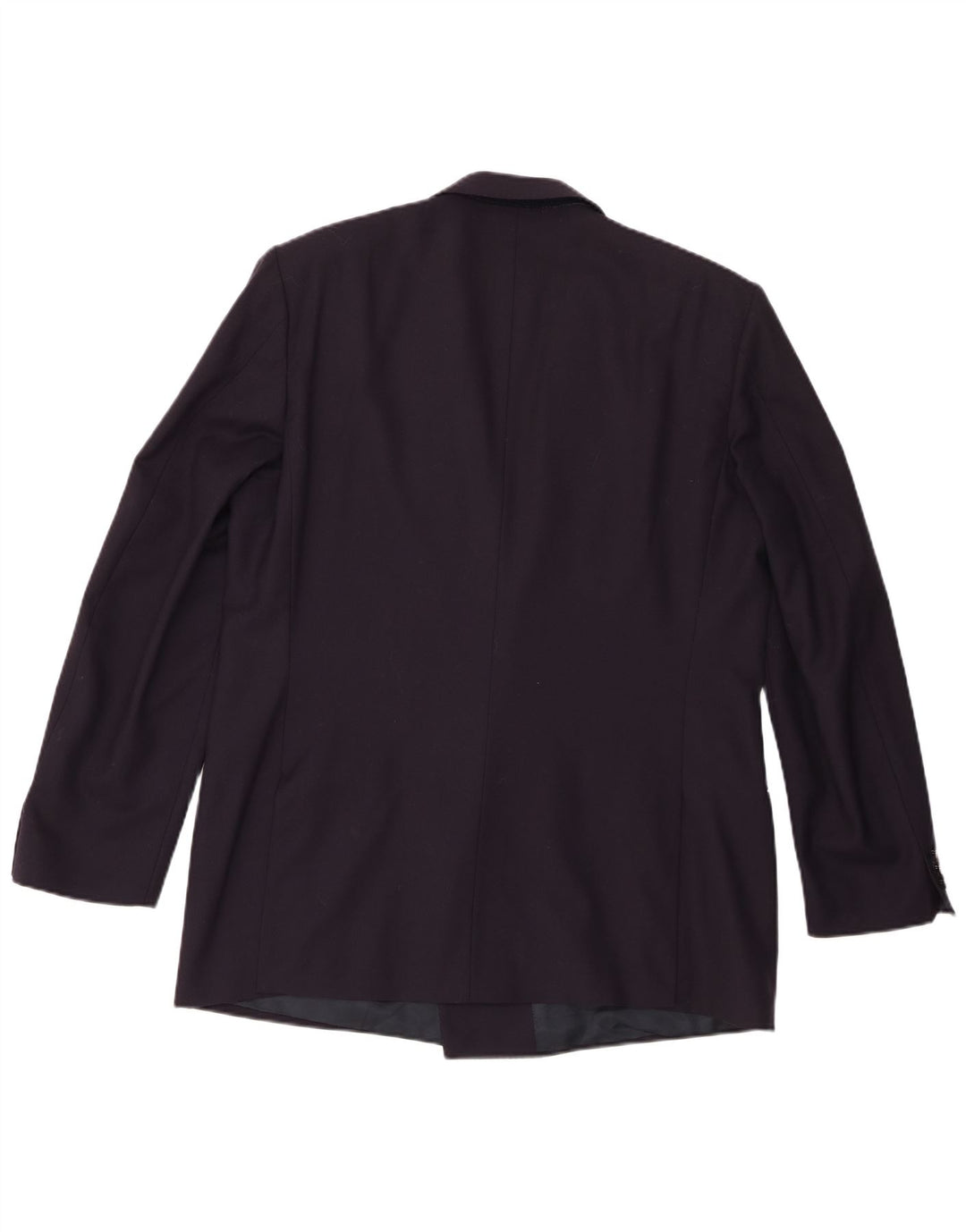 Jaqueta blazer masculina Lubiam com peito duplo IT 54 2XL lã virgem azul marinho