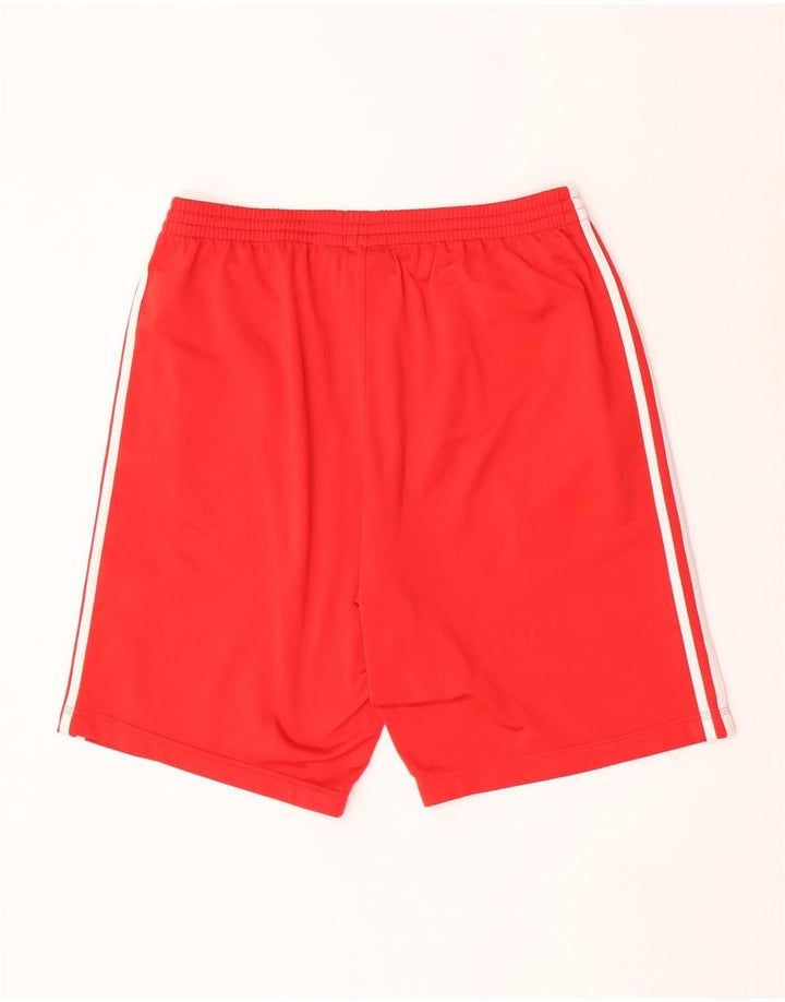 Shorts esportivos masculinos Adidas XL poliéster vermelho