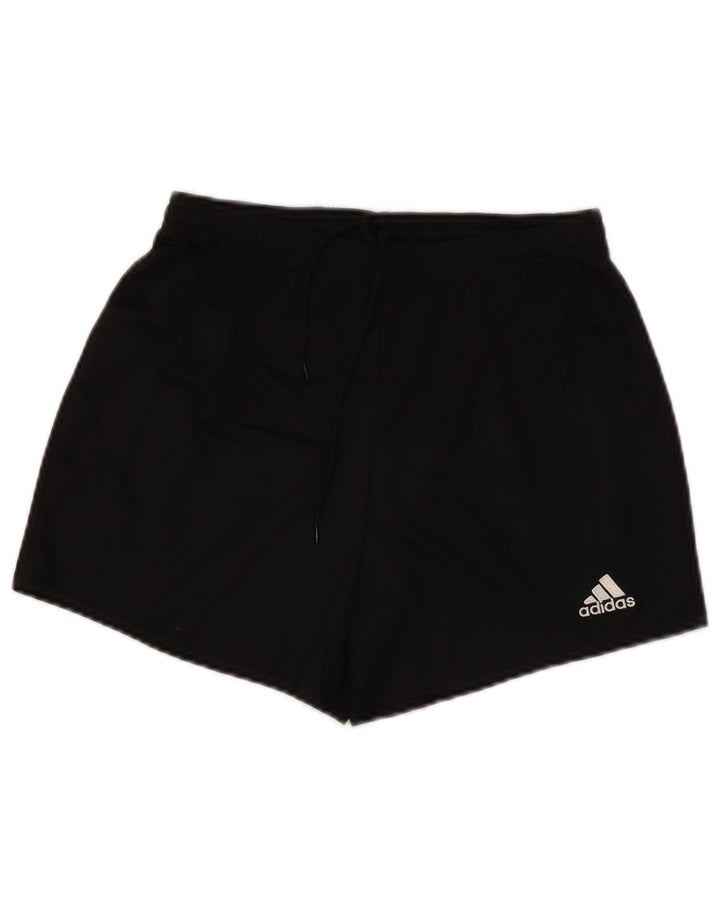 Adidas Womens Climalite Sport Shorts UK 8/10 Pequeno Poliéster Preto
