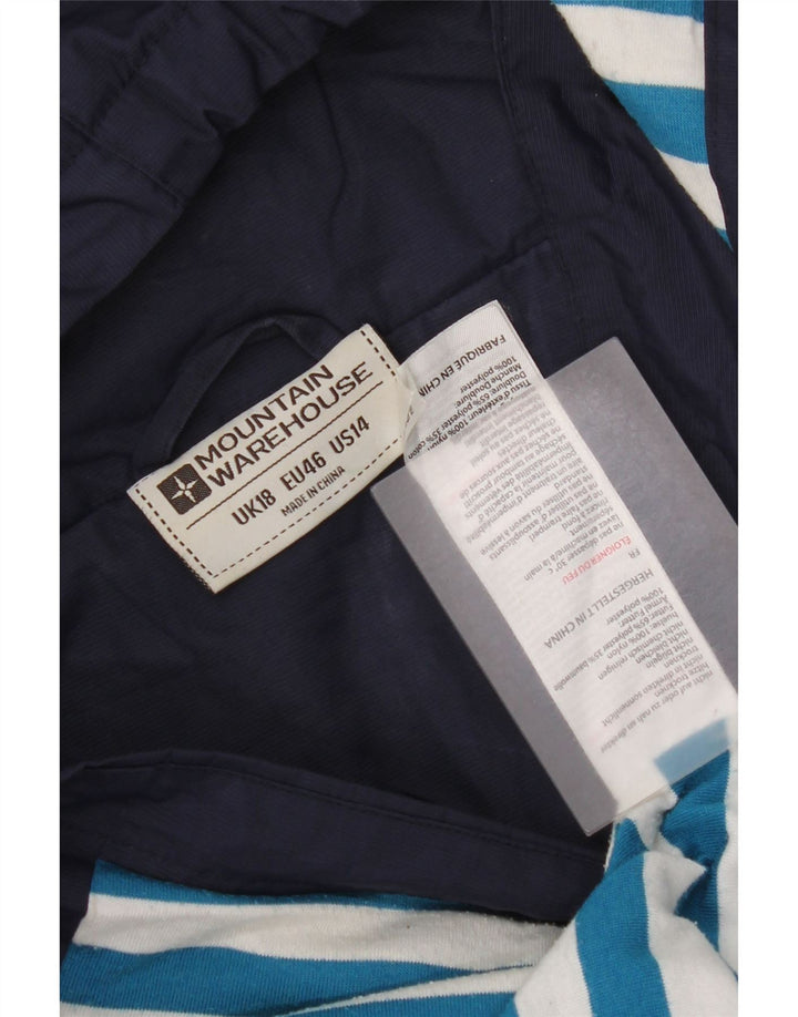 Capa de chuva feminina grande com capuz e capuz Mountain Warehouse UK 18 XL azul marinho