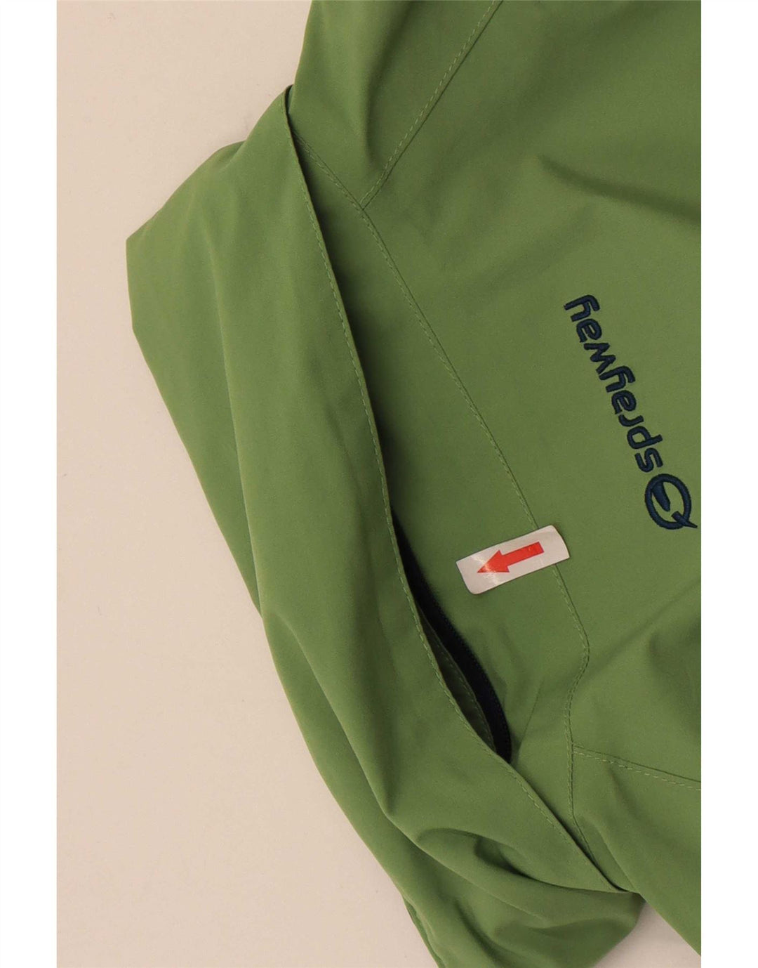 Jaqueta de chuva feminina Sprayway UK 12 poliéster verde médio