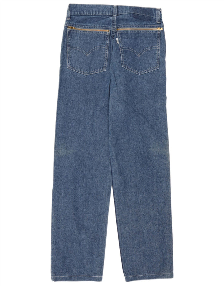 Calça jeans reta masculina Levi's W29 L29 azul algodão