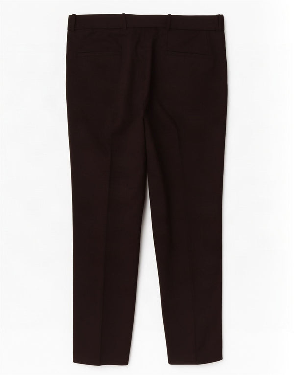 Calça Chino reta feminina Zara grande W30 L28 algodão preto