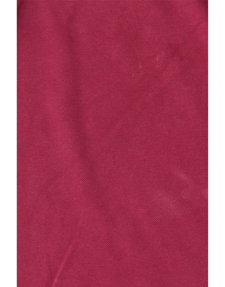Camisa polo masculina Kappa pequena algodão Borgonha