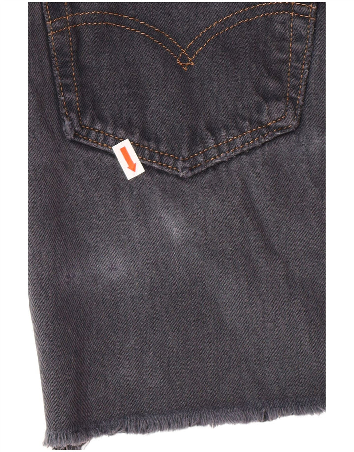 Saia jeans feminina LEVI'S W28 cinza médio