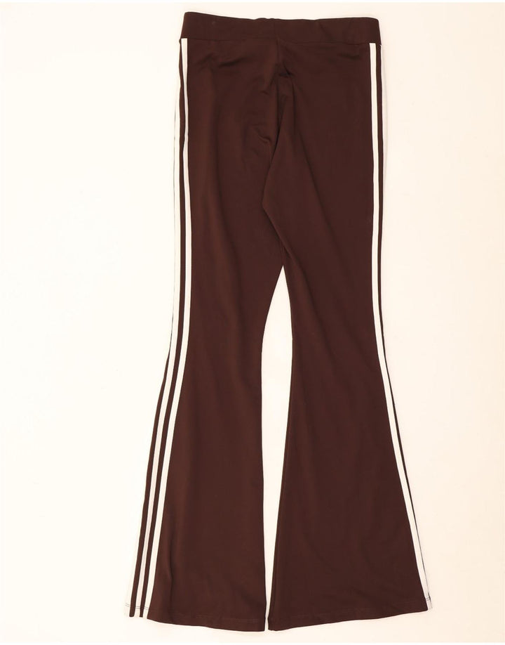 Leggings Adidas Femininas Flare UK 12/14 Médio Marrom