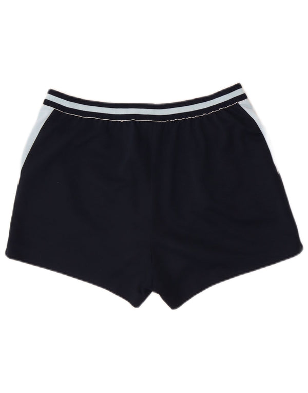 Shorts Chino Masculino Vintage IT 50 Grande W32 Azul Marinho Poliéster