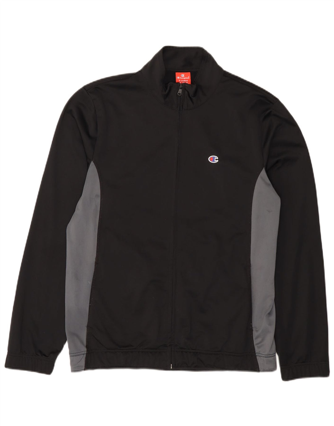 Champion Mens Treino Top Jacket XL Preto Colourblock Poliéster