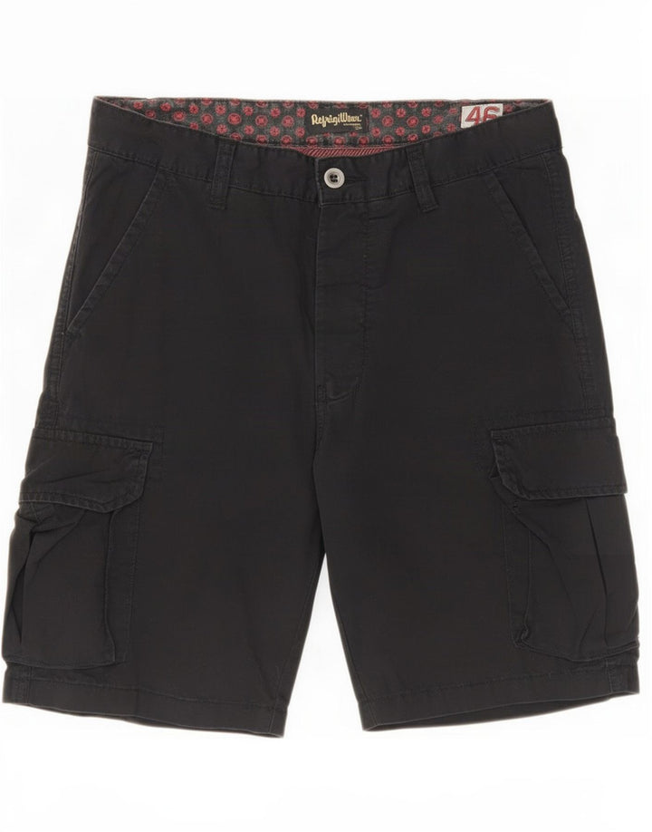Shorts cargo masculino Refrigiwear IT 46 pequeno W29 preto