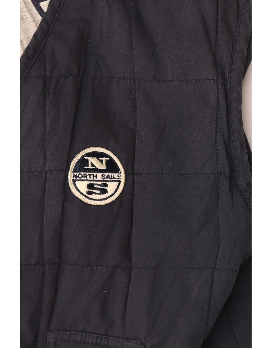 Colete acolchoado masculino North Sails UK 36 pequeno azul marinho