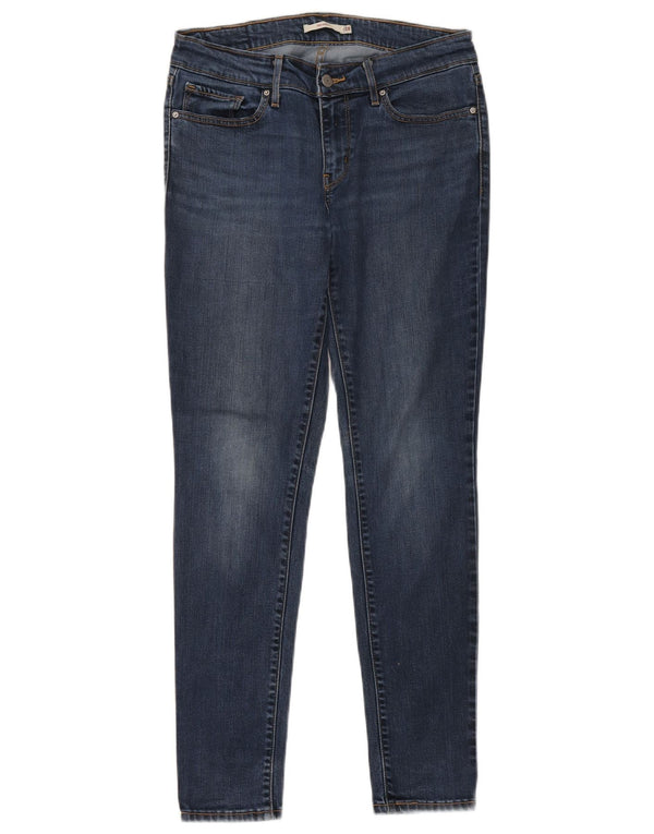 Calça jeans feminina Levi's 711 skinny W28 L30 azul marinho Lyocell