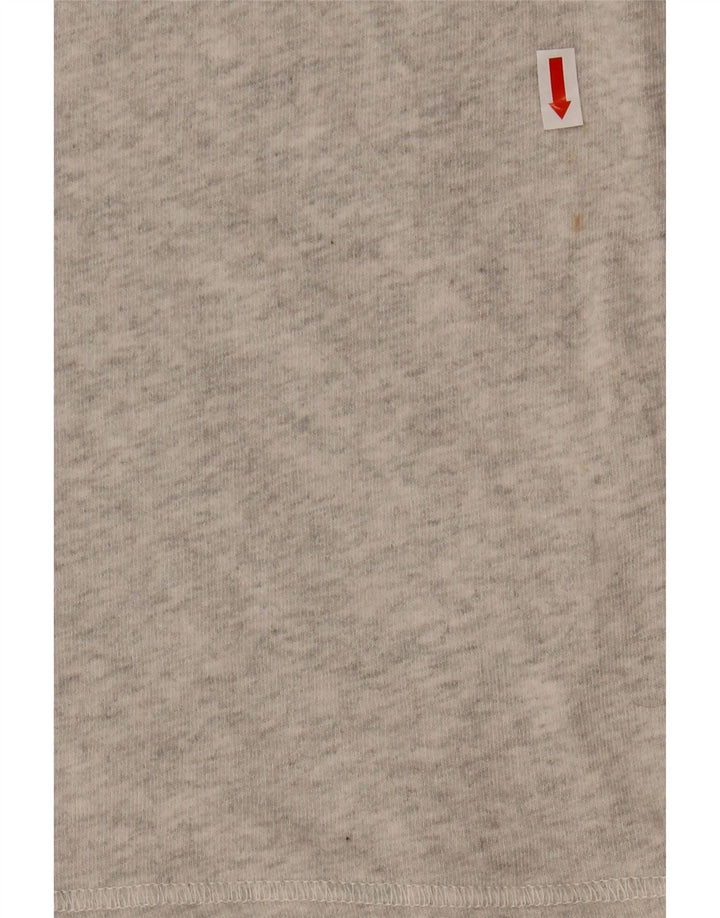 EDDIE BAUER Suéter feminino oversized Reino Unido 10 pequeno cinza Fair Isle