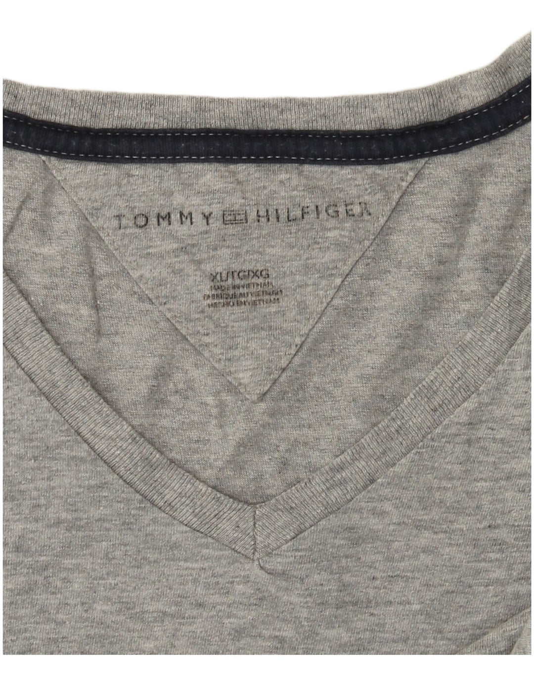 Camiseta masculina Tommy Hilfiger Top XL cinza