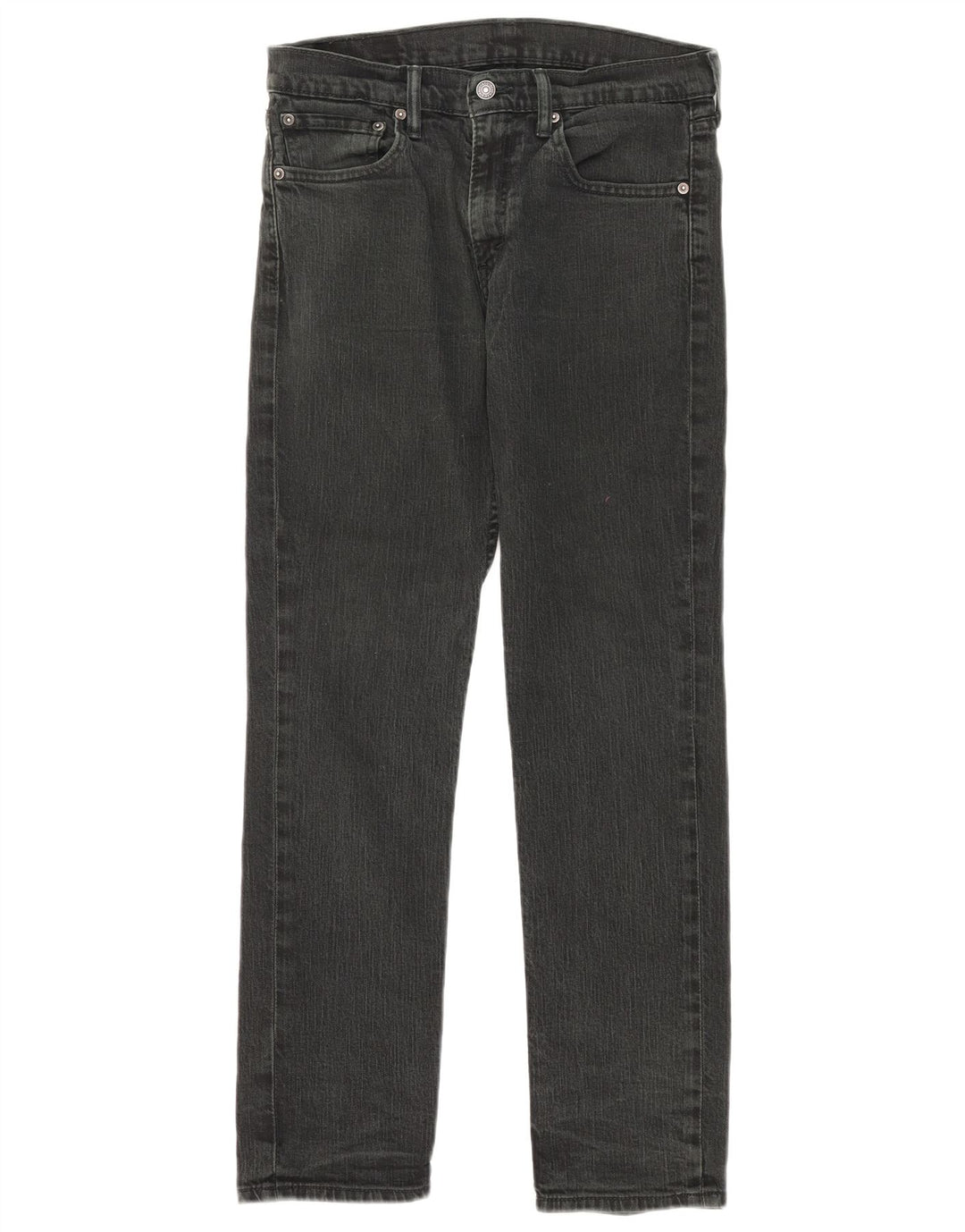 Jeans retos femininos Levi's W32 L30 algodão preto