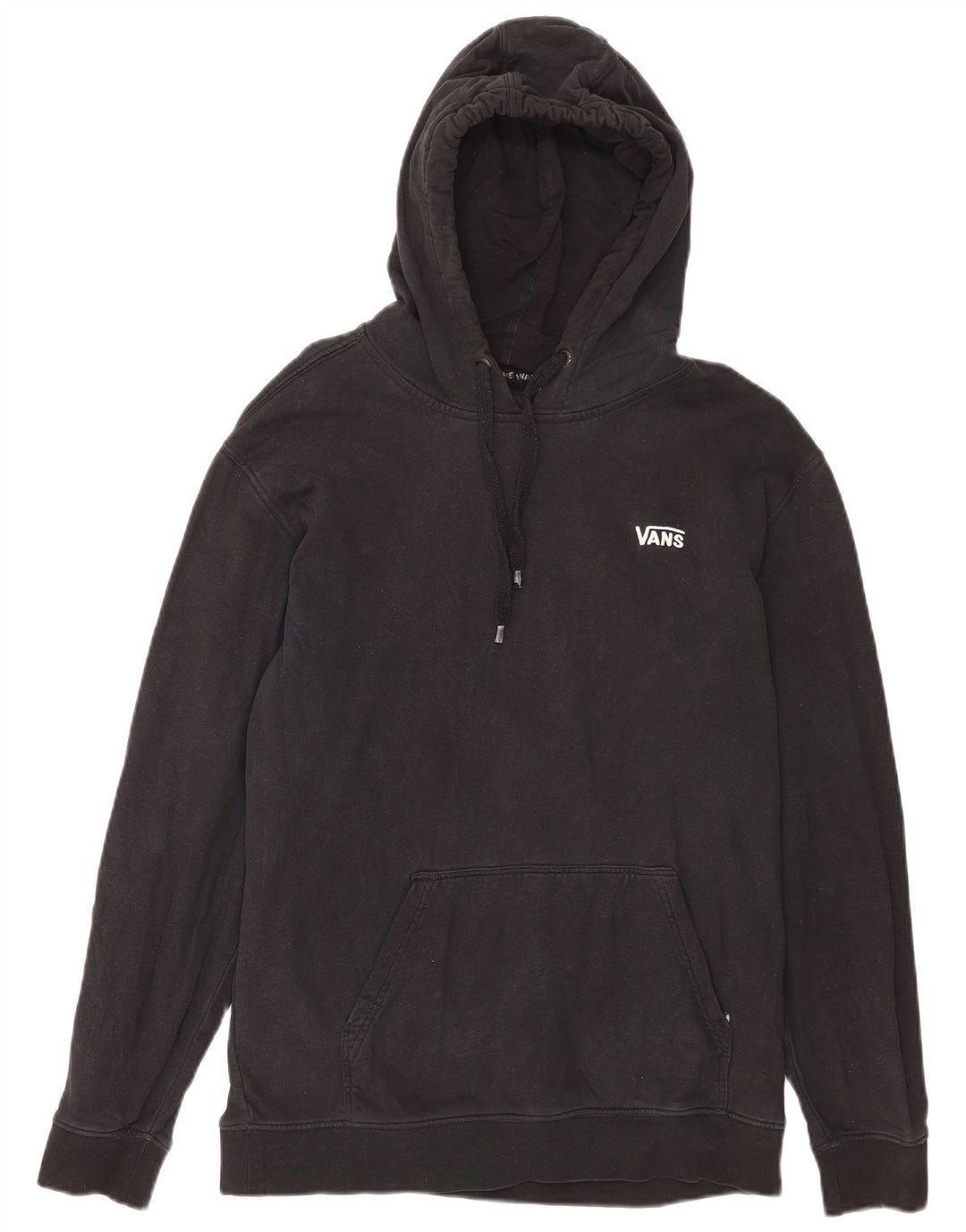Vans Mens Hoodie Jumper Médio Algodão Preto