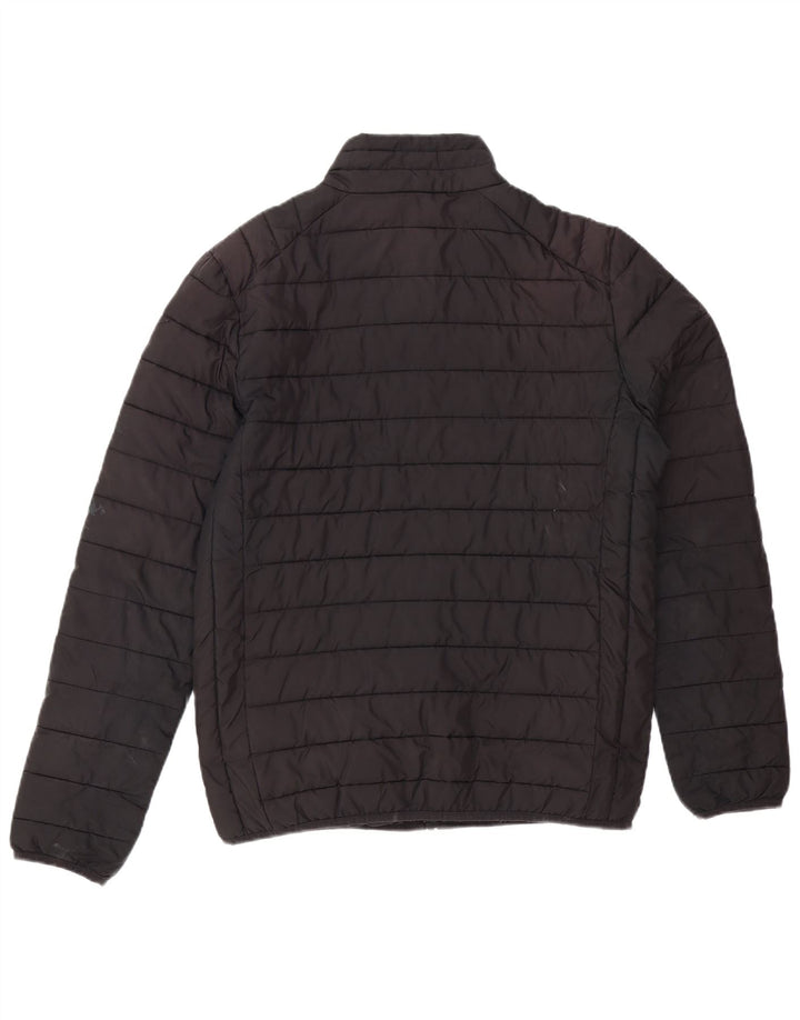 Jaqueta acolchoada masculina Ellesse UK 38 poliéster preto médio