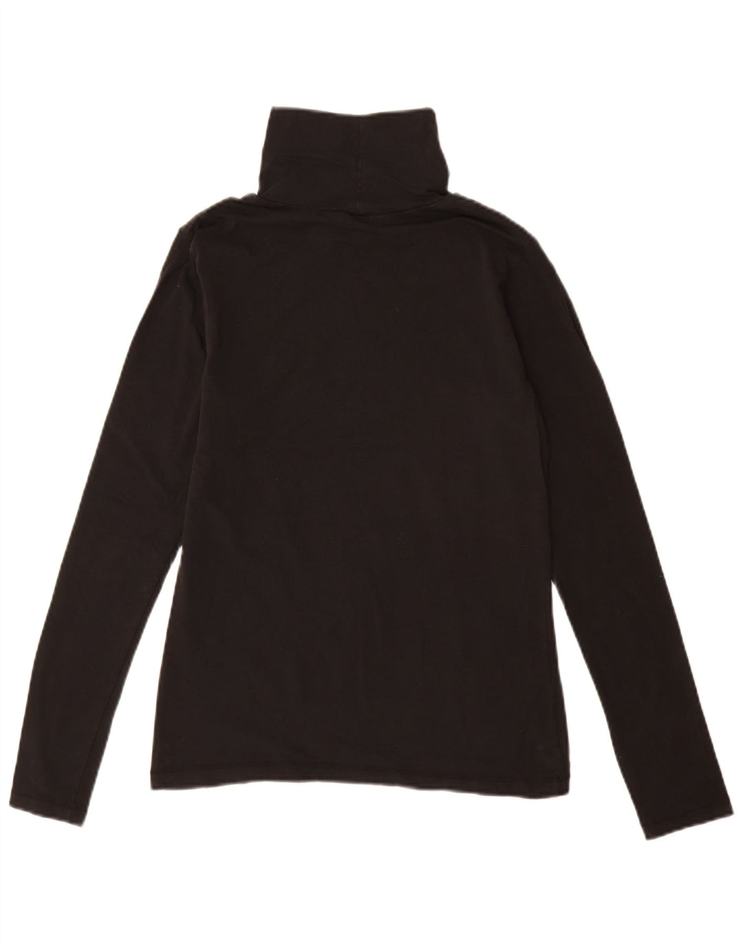 Top feminino TOMMY HILFIGER manga comprida UK 14 grande preto