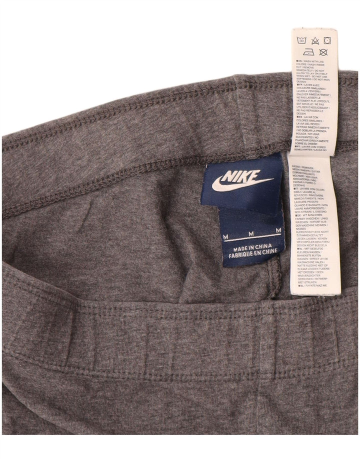 Leggings Nike Femininas Graphic UK 12 Algodão Cinza Médio