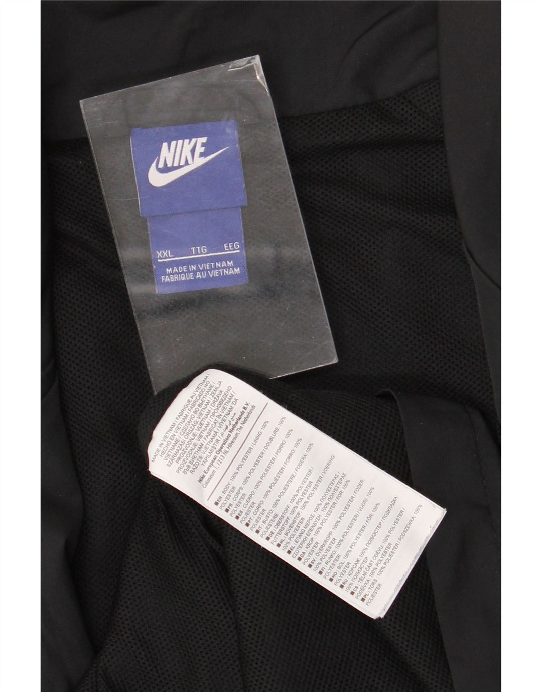 Nike Mens Treino Top Jaqueta 2XL Poliéster Preto