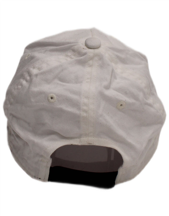 Boné de beisebol gráfico masculino Adidas tamanho único algodão branco