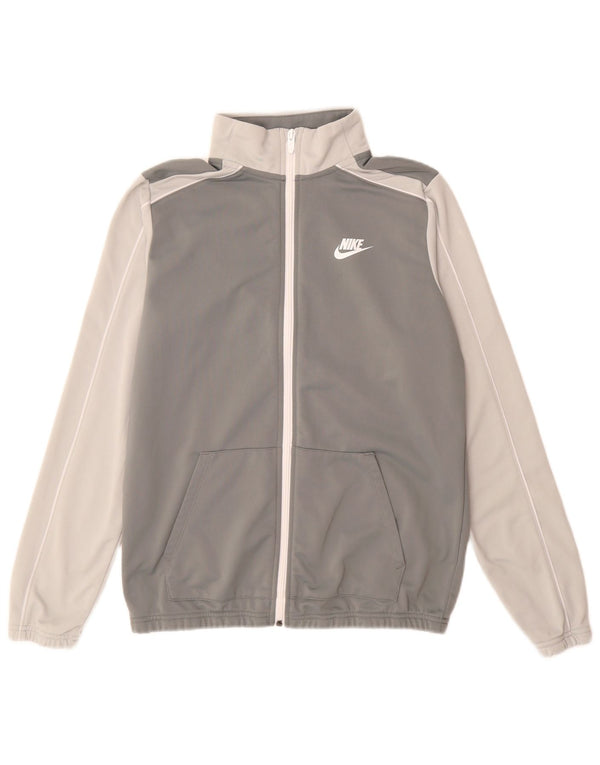 Jaqueta Nike Boys Tracksuit Top 13-14 Anos XL Cinza Poliéster