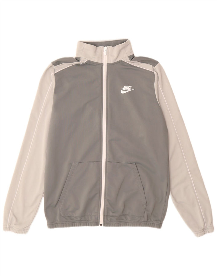 Jaqueta Nike Boys Tracksuit Top 13-14 Anos XL Cinza Poliéster
