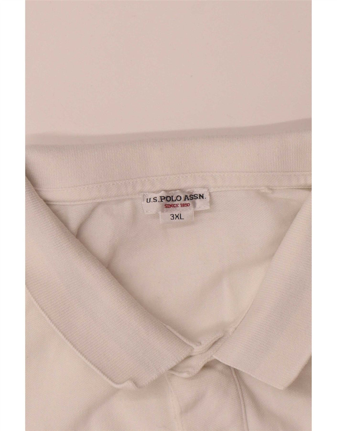 US Polo Assn. Camisa masculina 3XL algodão branco