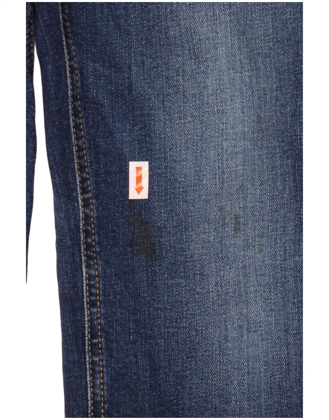 TOMMY HILFIGER Meninas Jeans Slim 13-14 Anos W26 L29 Azul Algodão