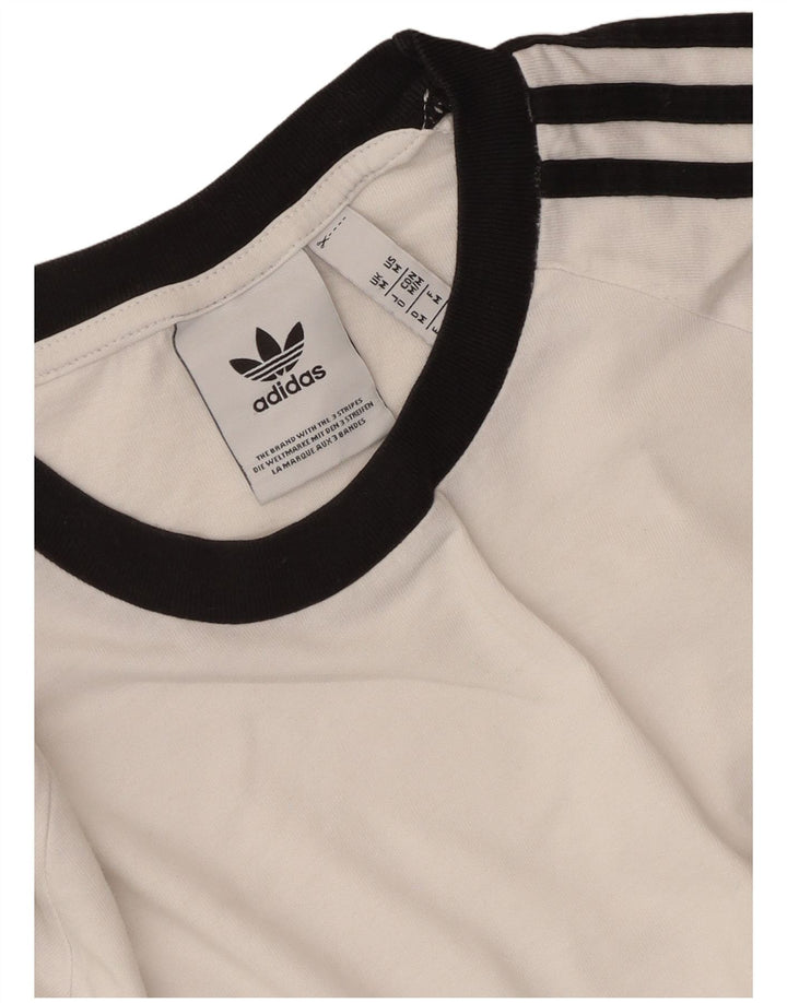 Camiseta masculina ADIDAS Top Médio Branco