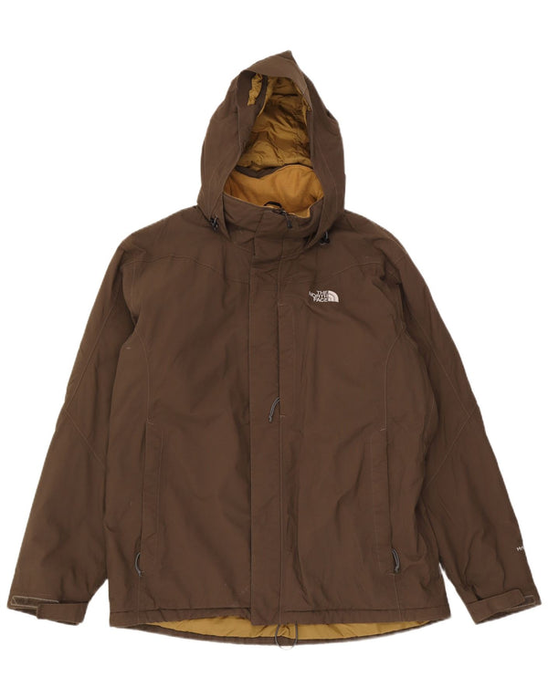 Jaqueta corta-vento masculina com capuz The North Face UK 40 poliéster cáqui grande
