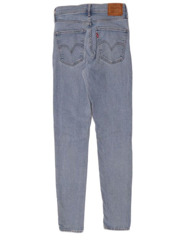 Calça jeans feminina Levi's Mile High Super Skinny W27 L30 azul algodão
