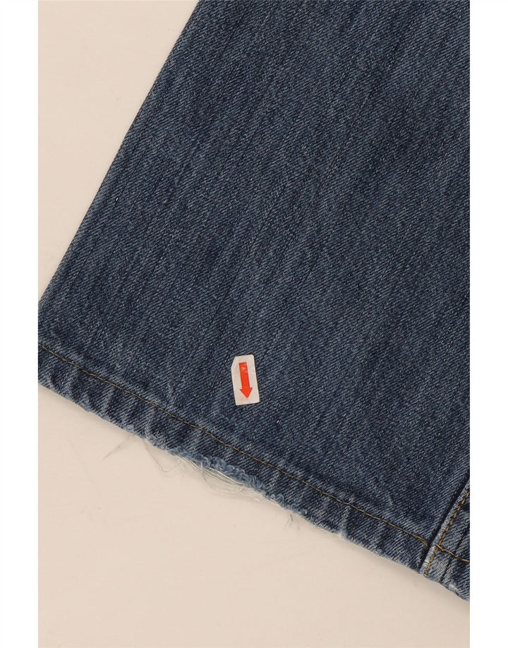 Lee Womens Knox Straight Jeans W36 L27 Azul Algodão