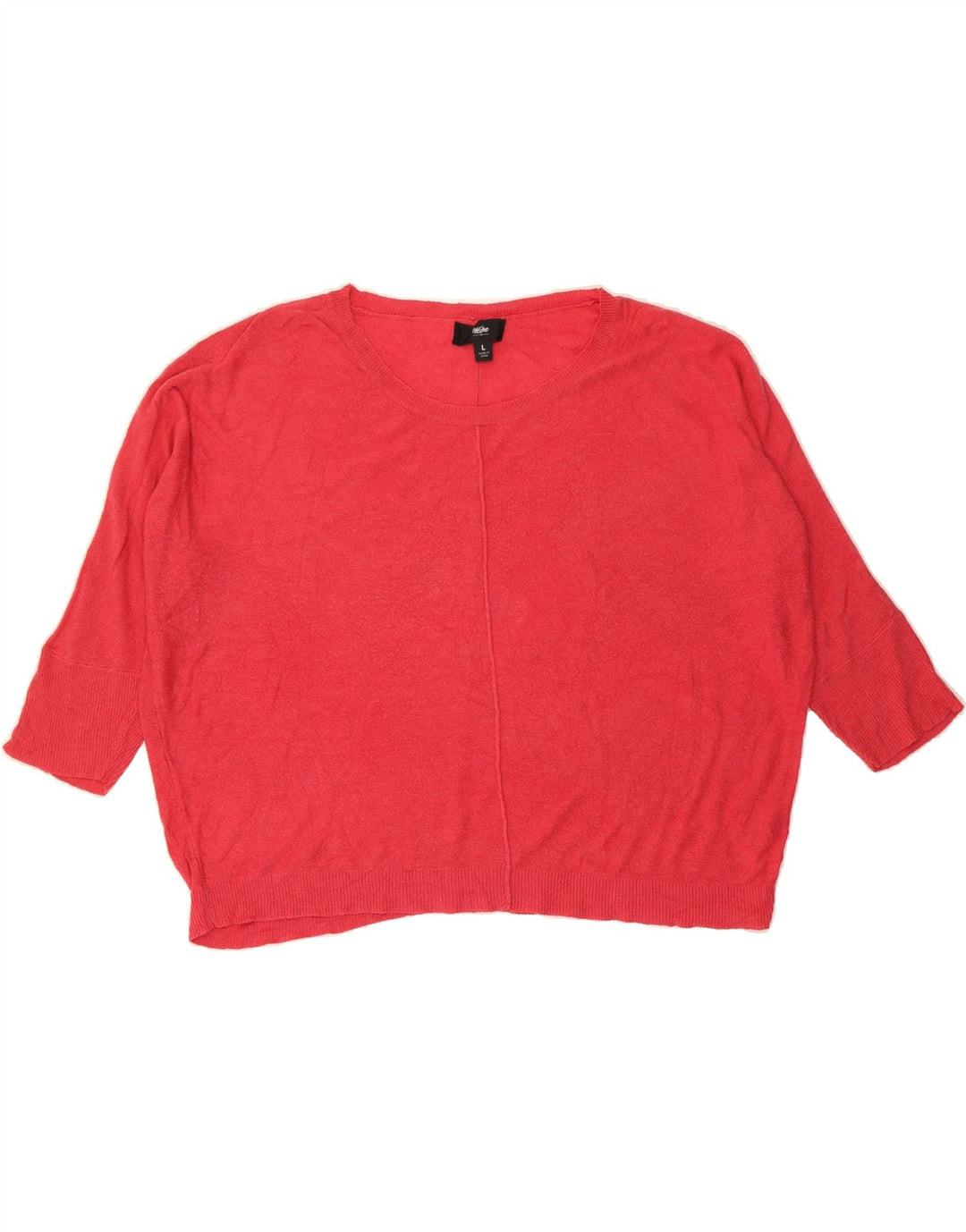 MOSSIMO Womens Oversized Boat Neck Jumper Sweater UK 16 Large Red Vintage Mossimo and Second-Hand Mossimo from Messina Hembry 