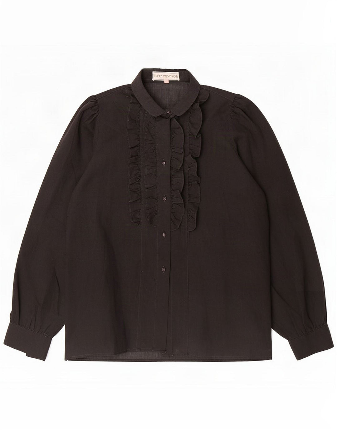 Blusa feminina Lady Windsor IT 42 poliéster preto médio